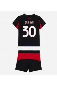 AC Milan Ardon Jashari #30 Babytruitje Thuis tenue Kind 2025-26 Korte Mouw (+ Korte broeken)